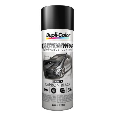 Duplicolor Paint - Dupli-Color Paint CWRC794 Carbon Black EZ Peel Removable Wrap Spray