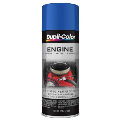 Duplicolor Paint - Dupli-Color Paint DE1621 Engine Paint w/Ceramic 12oz Old Ford Blue
