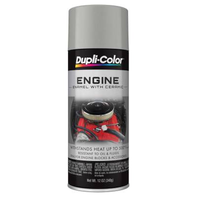 Duplicolor Paint - Dupli-Color Paint DE1650 Engine Paint w/Ceramic Coat Aluminum 12oz