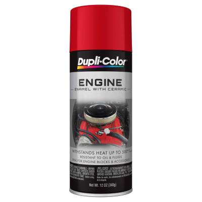 Duplicolor Paint - Dupli-Color Paint DE1653 Engine Paint w/Ceramic Red 12oz