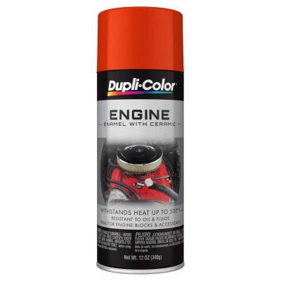 Duplicolor Paint - Dupli-Color Paint DE1620 Engine Paint w/Ceramic Orange for Chevy
