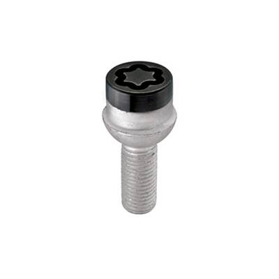 McGard - McGard 28318 Chrome/Black Bolt Style Radius Seat Lock Set M14 x 1.5