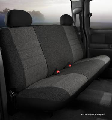 FIA - FIA OE32-58 CHARC OE REAR Bench Seat Cover for Dodge RAM 2500-5500 Crew 19-24