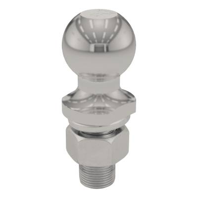 CURT - CURT 40051 1-7/8" Trailer Ball 1" x 2-1/8" Shank 3500 lbs Stainless