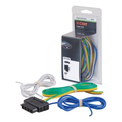 CURT - CURT 58531 5-Way Flat Bonded Wiring Connector