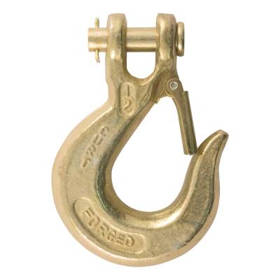 CURT - CURT 81910 1/2" Safety Latch Clevis Hook 35000 lbs 5/8" Pin