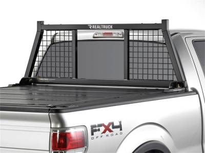 RealTruck Backrack - Backrack 147SM Half Safety Headache Rack Frame for 99-26 F250/F350/F450 SD