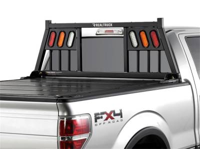 RealTruck Backrack - Backrack 147TL Three Light Headache Rack Frame for 99-26 F250/F350/F450
