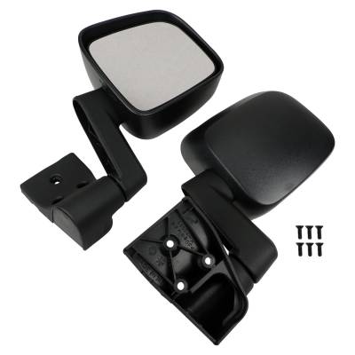 Crown Automotive Jeep Replacement - Crown Automotive 55395060K Door Mirror Set for Jeep Wrangler TJ/LJ