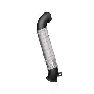 MBRP Exhaust - MBRP Exhaust GMCA424 Black 3" Armor Lite Downpipe 04-10 Silverado/Sierra 2500HD