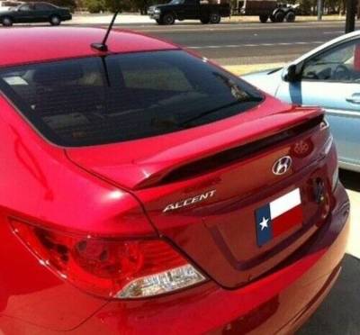 Dallas Automotive Restyling - DAR FG-586 Custom Post Mount Rear Spoiler Unpainted Lighted