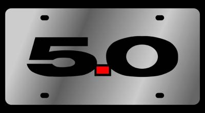 Eurosport Daytona - Eurosport Daytona 1596-1 Stainless License Plate 5.0 Logo