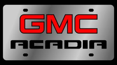 Eurosport Daytona - Eurosport Daytona 1612-1 Stainless License Plate GMC Acadia Logo