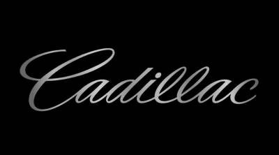Eurosport Daytona - Eurosport Daytona 3202-1 Carbon Steel License Plate Cadillac Script Logo