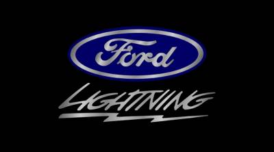 Eurosport Daytona - Eurosport Daytona 2540-1 Lazer-Tag License Plate Ford Lightning Logo