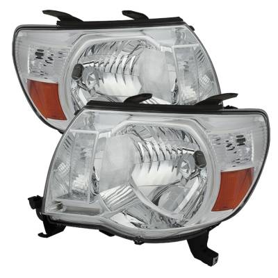 xTune Auto - xTune Auto 5073891 Chrome/Clear Crystal Headlights