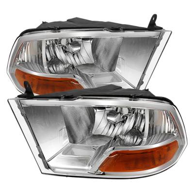 Spyder Auto - xTune Auto 9022937 Chrome/Clear Crystal Headlights