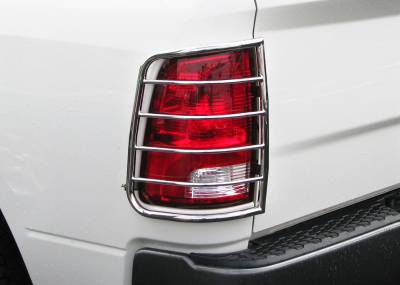 Steelcraft - Steelcraft 32257 Stainless Taillight Guards for 09-18 Dodge Ram