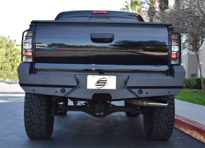 Steelcraft - Steelcraft 65-23370 Black HD Rear Elevation Bumper for 05-15 Toyota Tacoma