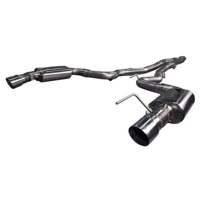 Kooks Custom Headers - Kooks Custom Headers 11534100 Cat Back Exhaust System for 15-23 Mustang