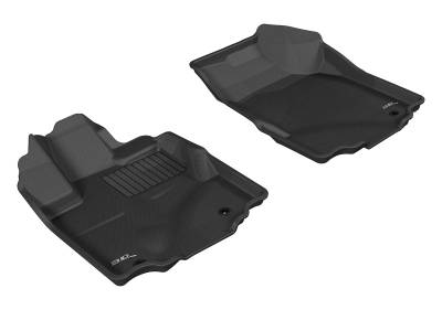 3D MAXpider - MAXpider L1HD03911509 Kagu Floor Mat Front Black Honda Ridgeline