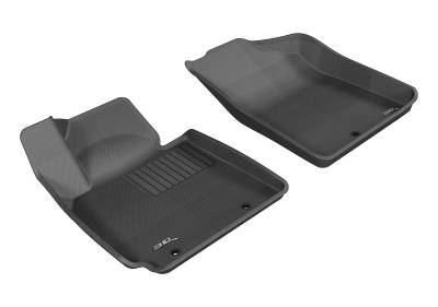 3D MAXpider - MAXpider L1HY02011509 Kagu Floor Mat Front Black for Veloster