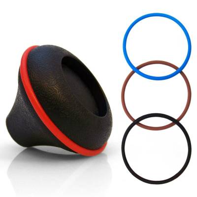 American Shifter Company - American Shifter ASCSN13001 Nostalgic Custom Shift Knob w/Oring Set Black