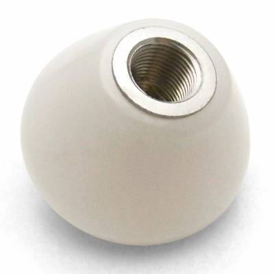 American Shifter Company - American Shifter ASCSN10001 White Retro Series Custom Shift Knob Opaque