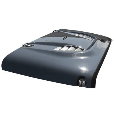 DV8 Offroad - DV8 Offroad HDMB07-TA Heat Dispersion Hood for 07-18 Jeep Wrangler JK