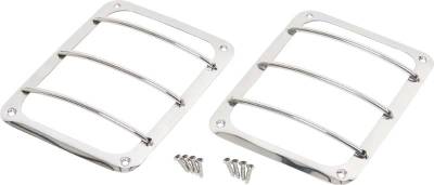 Kentrol - Kentrol 30582 Polished Rear Taillight Guards Pair for 07-18 Jeep Wrangler JK