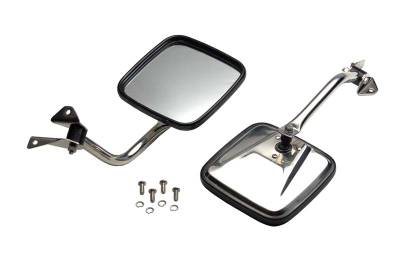 Kentrol - Kentrol 30445 Polished Mirror Kit Pair for 87-95 Jeep Wrangler YJ
