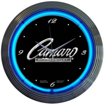 Neonetics - Neonetics 8CAMAR Gm Camaro Script Neon Clock
