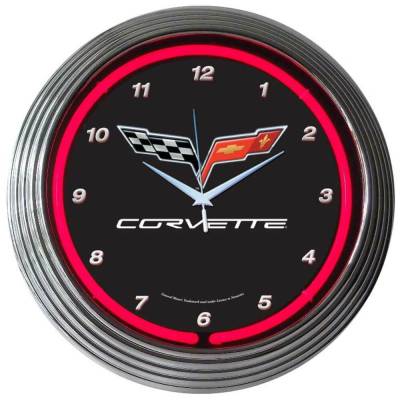 Neonetics - Neonetics 8CORV6 Corvette C6 Neon Clock