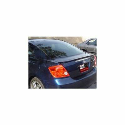 WingTech - WingTech Factory Style Lip Mount Rear Spoiler Un-Lighted ABS-222