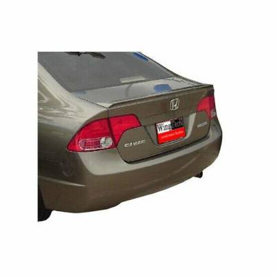 WingTech - WingTech Factory Style Lip Mount Rear Spoiler Un-Lighted ABS-245