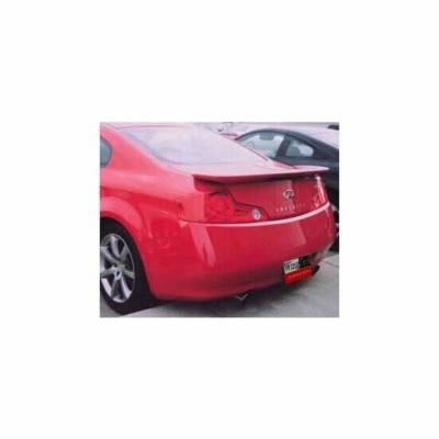WingTech - WingTech Factory Style Flush Mount Rear Spoiler Lighted ABS-134