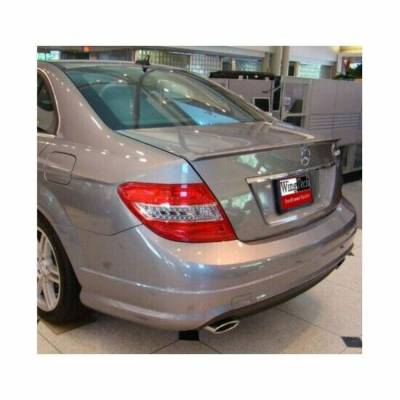WingTech - WingTech Factory Style Lip Mount Rear Spoiler Un-Lighted ABS-255