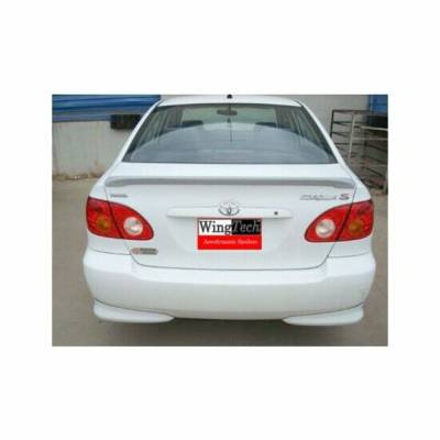 WingTech - WingTech Factory Style Lip Mount Rear Spoiler Un-Lighted ABS-202