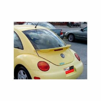 WingTech - WingTech Custom Style Two Post Rear Spoiler Un-Lighted ABS-083