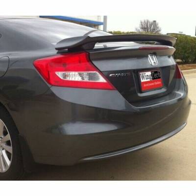 WingTech - WingTech Custom Style Two Post Rear Spoiler Un-Lighted WT-14068