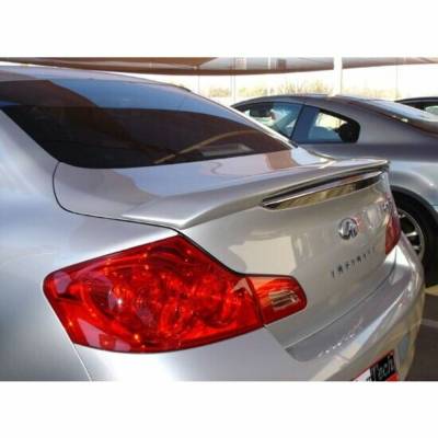 WingTech - WingTech Factory Style Lip Mount Rear Spoiler Un-Lighted ABS-161