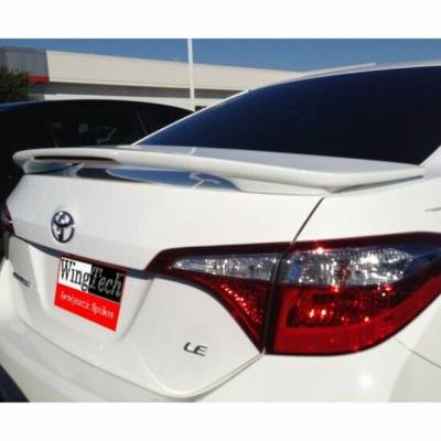 WingTech - WingTech Custom Style Two Post Rear Spoiler Lighted WT-14006