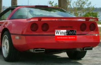 WingTech - WingTech Custom Style Two Post Rear Spoiler Un-Lighted WT-14222