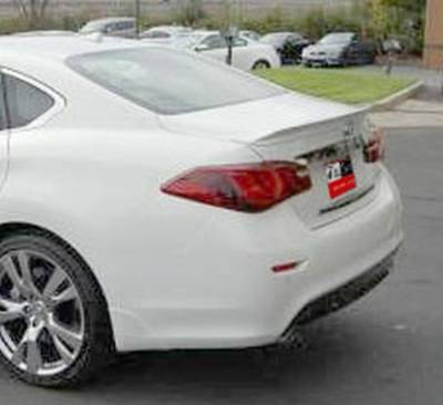 WingTech - WingTech Factory Style Lip Mount Rear Spoiler Un-Lighted WT-14216
