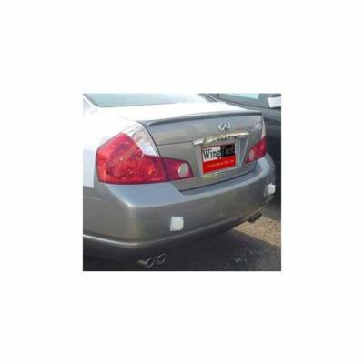 WingTech - WingTech Factory Style Lip Mount Rear Spoiler Un-Lighted ABS-256