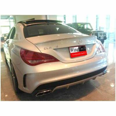 WingTech - WingTech Factory Style Lip Mount Rear Spoiler Un-Lighted WT-14007