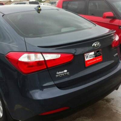 WingTech - WingTech Factory Style Lip Mount Rear Spoiler Un-Lighted ABS-368