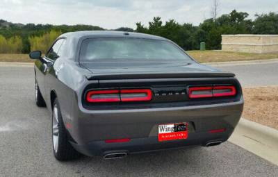 WingTech - WingTech Factory Style Lip Mount Rear Spoiler Un-Lighted WT-14163