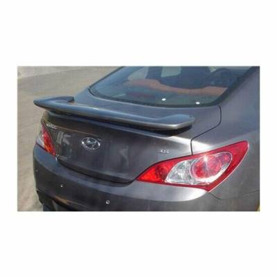 WingTech - WingTech Custom Style Flush Mount Rear Spoiler Un-Lighted ABS-198