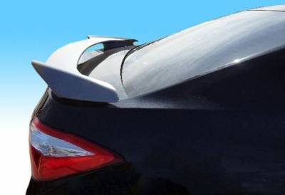WingTech - WingTech Custom Style Two Post Rear Spoiler Lighted ABS-384